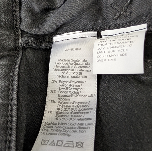 Madewell Curvy Roadtripper Supersoft Skinny High Rise Denim Jeans Size 26 Black - Picture 7 of 10